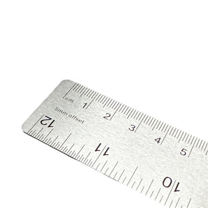 Machinist Steel Ruler with Cork Backing for Drafting