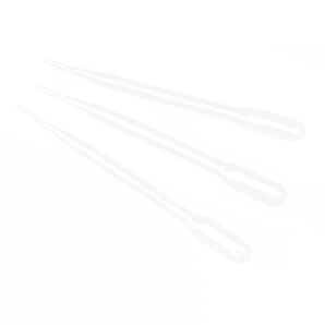 Pipettes longues en plastique - Lot de 3, 3 ml