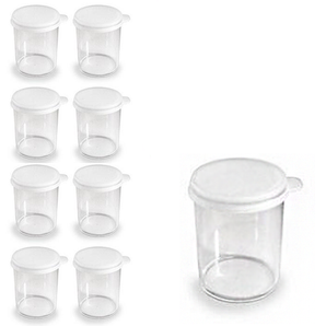 Clear cups with Cover