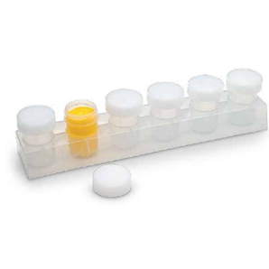 Gobelets 6 puits avec couvercles 22 ml