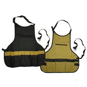 Nobel Apron With Tool Pockets (Black/Beige)