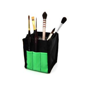 Portable and Waterproof Brush Washer Cloth Bag - Opens Into 4" x 3.75" x 4.75" Bag, Comes in 4 Colors