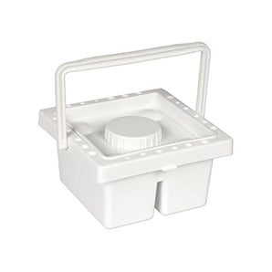 Plastic Brush Washer Bassin with 24 Brush Holding Slots and a Lid that Doubles As A Color Palette