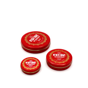 Red Cinnabar Paste For Seal Stamping, Metal Box