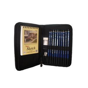 Portable Drawing Set - 14 pcs