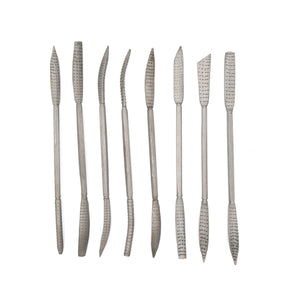 Râpes pour sculpter - Lot de 8