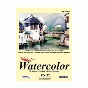 Watercolor Paper Pad Imported From Europe - 12 Sheets