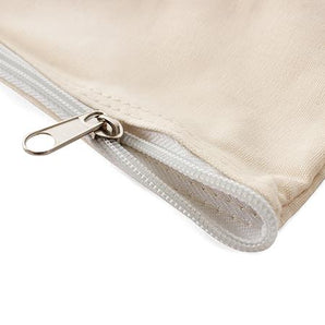 Canvas Pouch With Zipper Closure, 12" x 19'', 100% Cotton