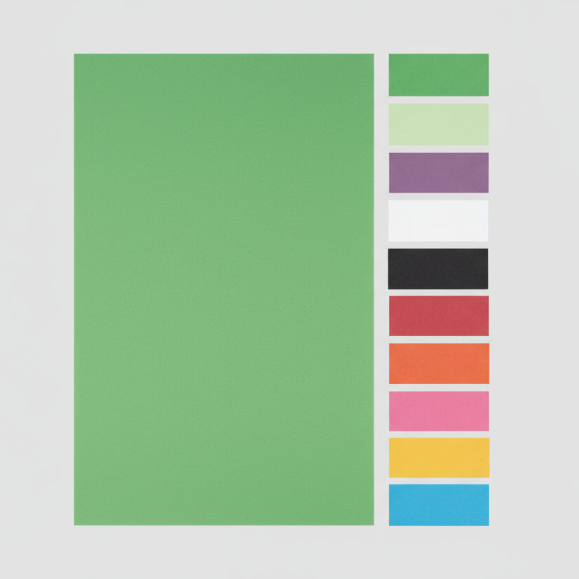 Basic Colors Pad Construction Paper Pad - 10 Colors. 50 Sheets (8.5