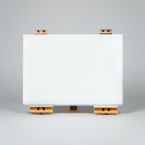 Set of 2 Adjustable Wooden Wall Easel - Accomodates Canvases up to 60"