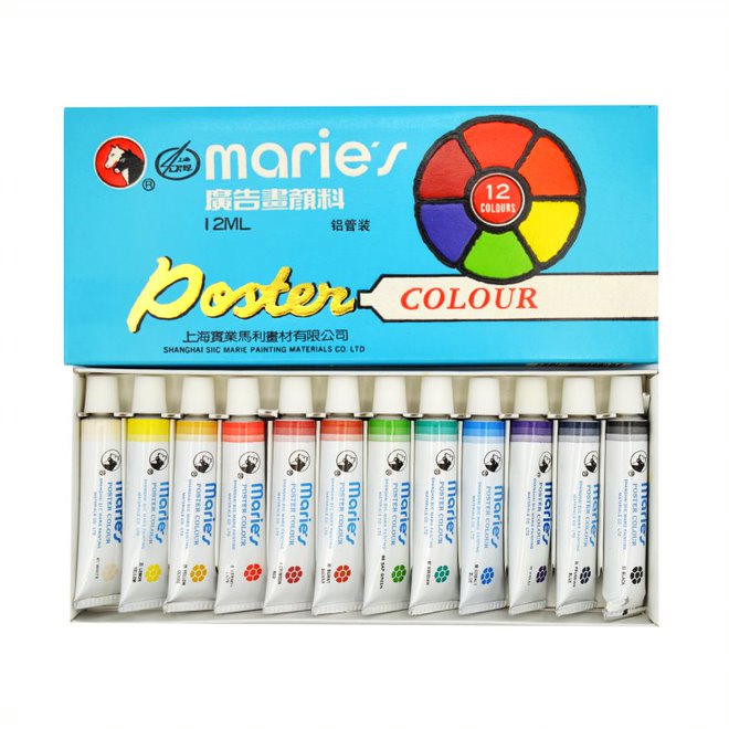 Marie Color Marie's Poster Colors - Set Of 12 – Nobel