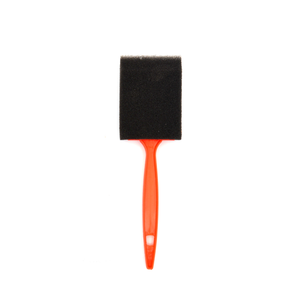 Black Sponge Brush - Plastic Handle Brush