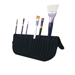 Foldable Display Brush Case For Long Handle Brushes - 24 Slots