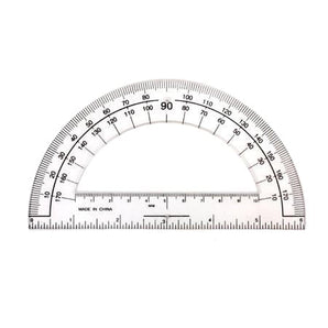 180 Degrees Protractor