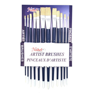 Nobel Basics - Hog Bristle Artist Brush Sets