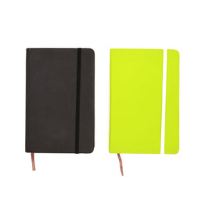 Notebook with lined pages