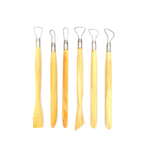 2-sided Looped and Pottery Tools - Set of 6