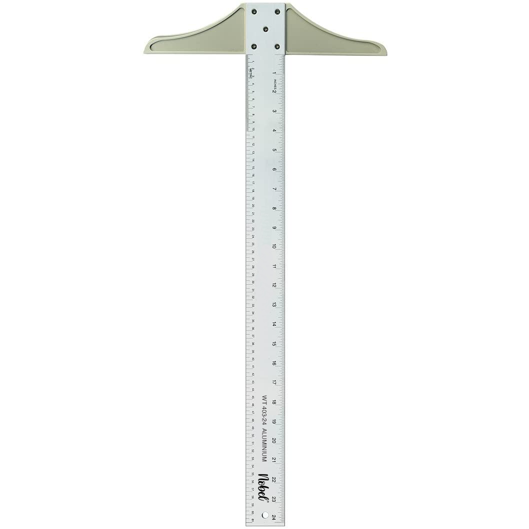 T-Square Ruler with Aluminium Fixed Head – Nobel
