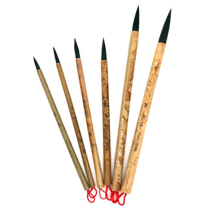 Onyx Bamboo Brush - Black Goat And Mixed Hair