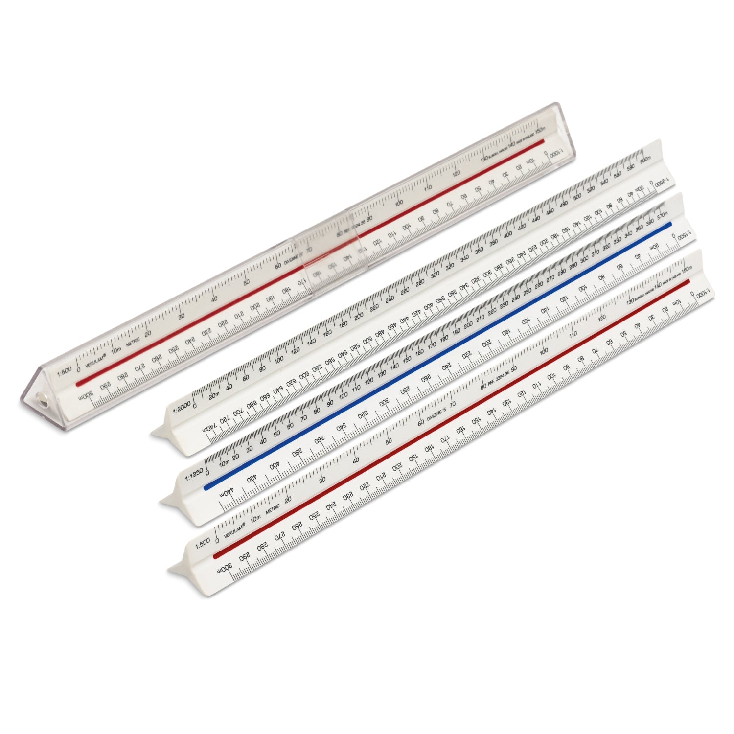 30cm Abs Triangle Scale Rulers – Nobel